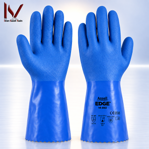 دستکش PVC . شیمیایی