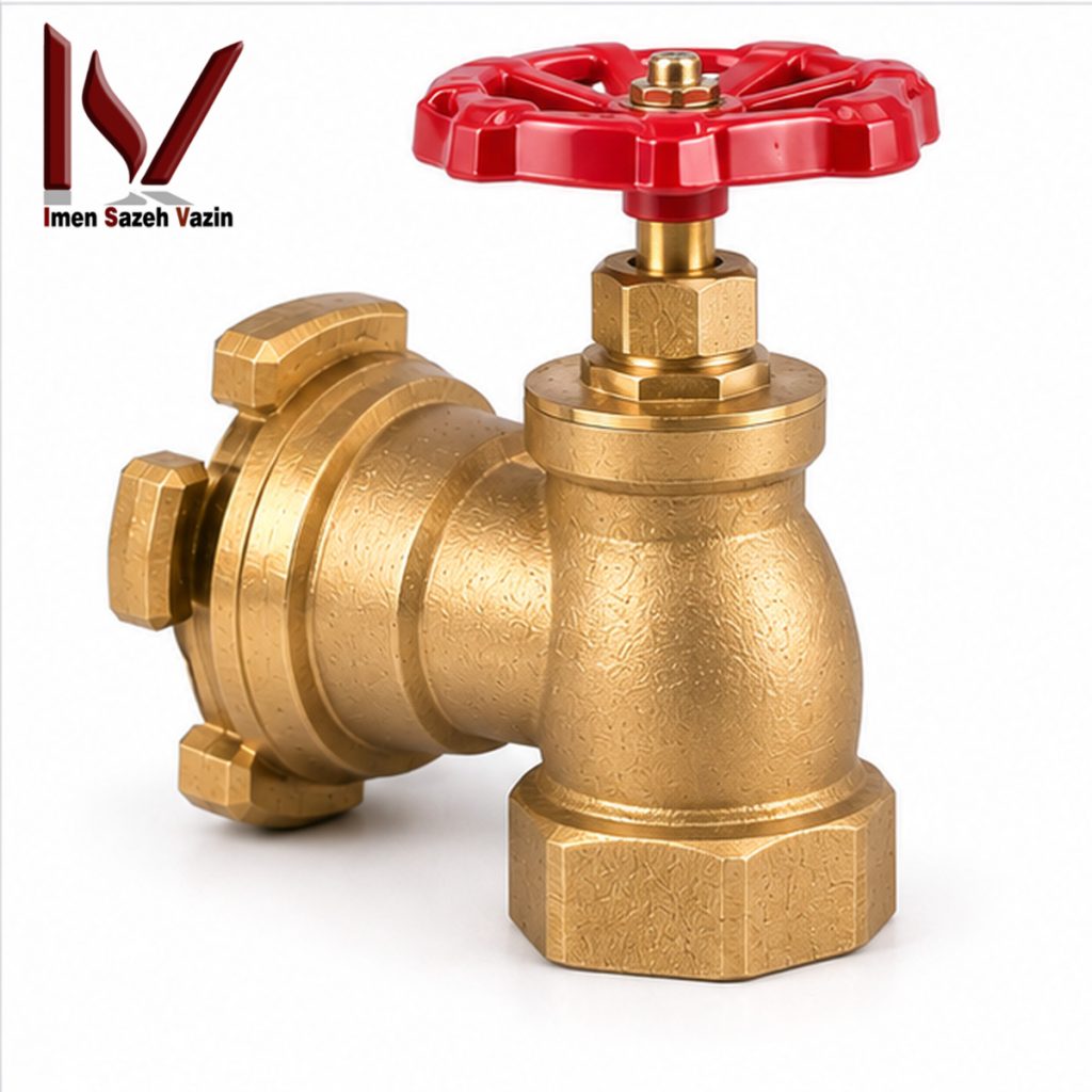 ARYA Hose Rack Valve _ شیر هوزرک 1.5 اینچ 90 درجه آریا
