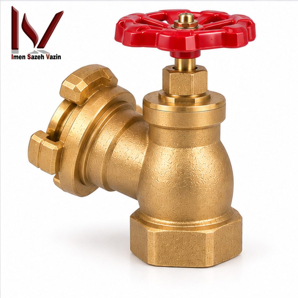 ARYA Fire Box Valve _ شیر آتش‌نشانی برنجی 2 اینچ آریا