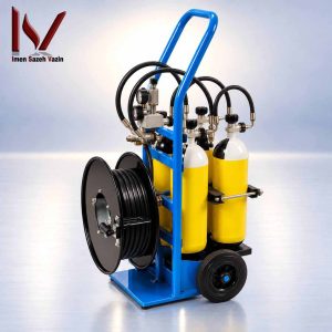 SPASCIANI RC4603 | ترولی هوای تنفسی چهار سیلندر اسپاسیانی-
