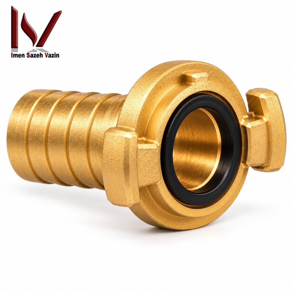 ARYA BS Brass 2.5 _ کوپلینگ برنجی آتش‌نشانی 2.5 اینچ